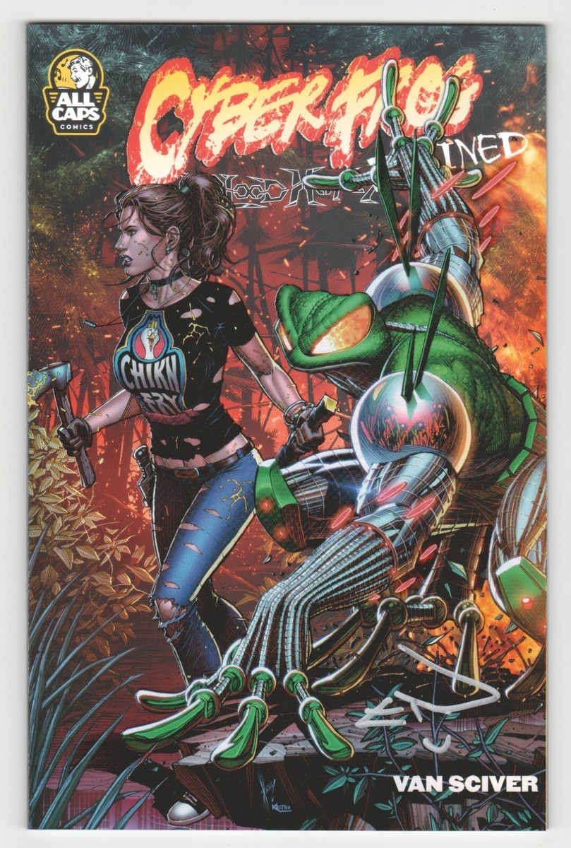CYBERFROG BLOODHONEY DRAINED BOOK "Heather & Cyberfrog Variant"