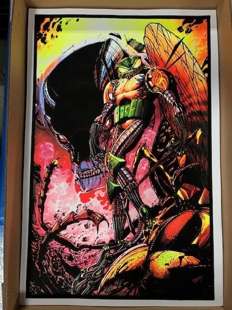 CYBERFROG BLACKLIGHT POSTER "Our Heroes Variant"