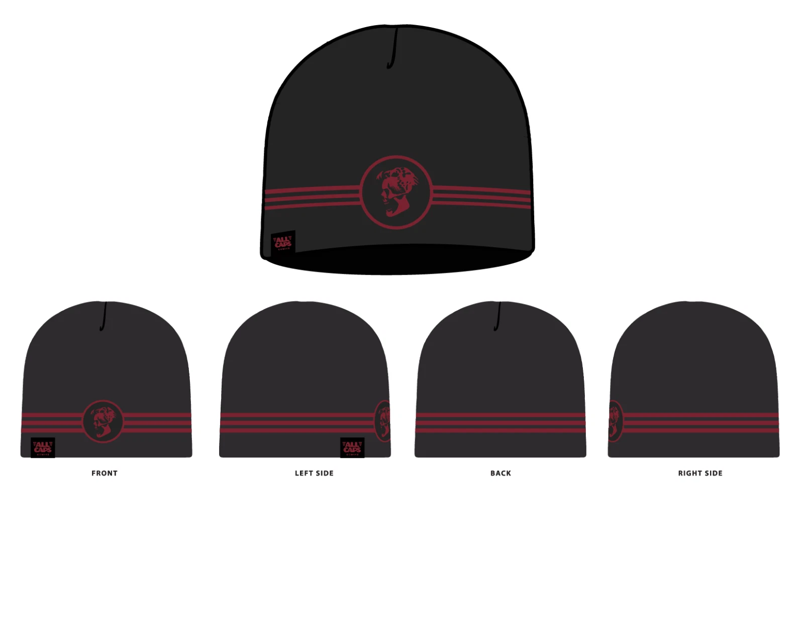 ALL CAPS BEANIE "Style A"