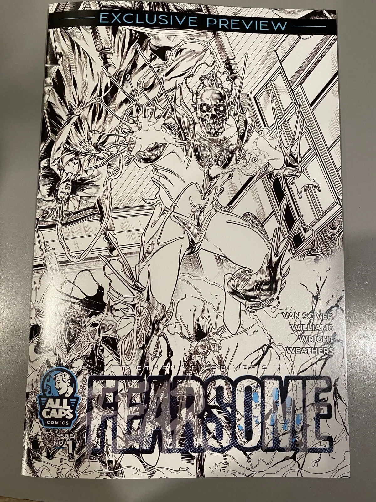 FEARSOME PREVIEW BOOK "Line Art Variant"