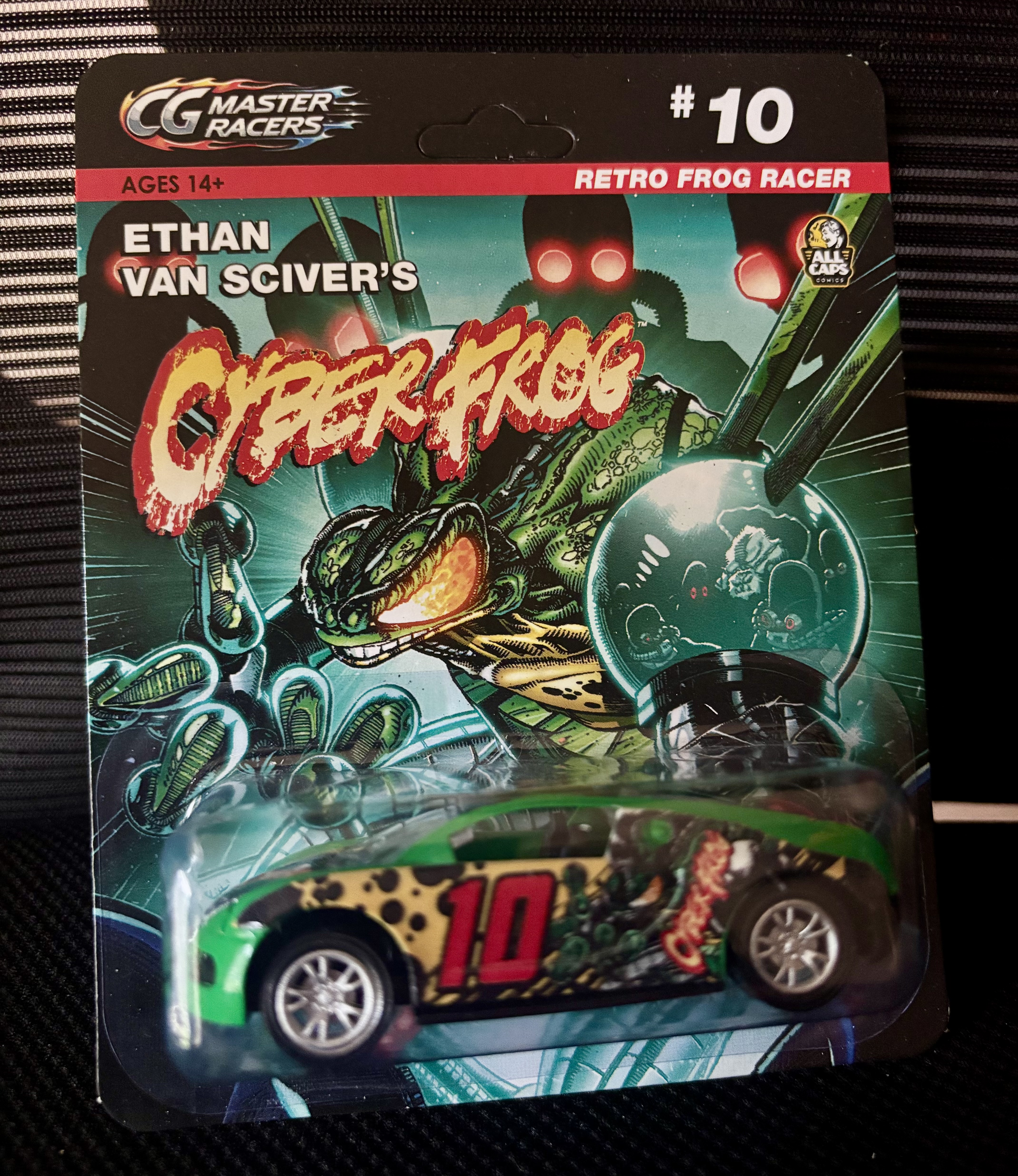 COMICSGATE MASTER RACER #10 CAR "Cyberfrog Retro Frog Racer"