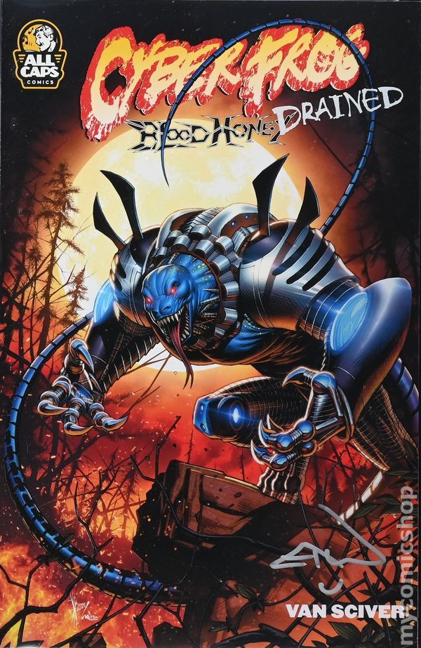 CYBERFROG BLOODHONEY DRAINED BOOK "Salamandroid Variant"