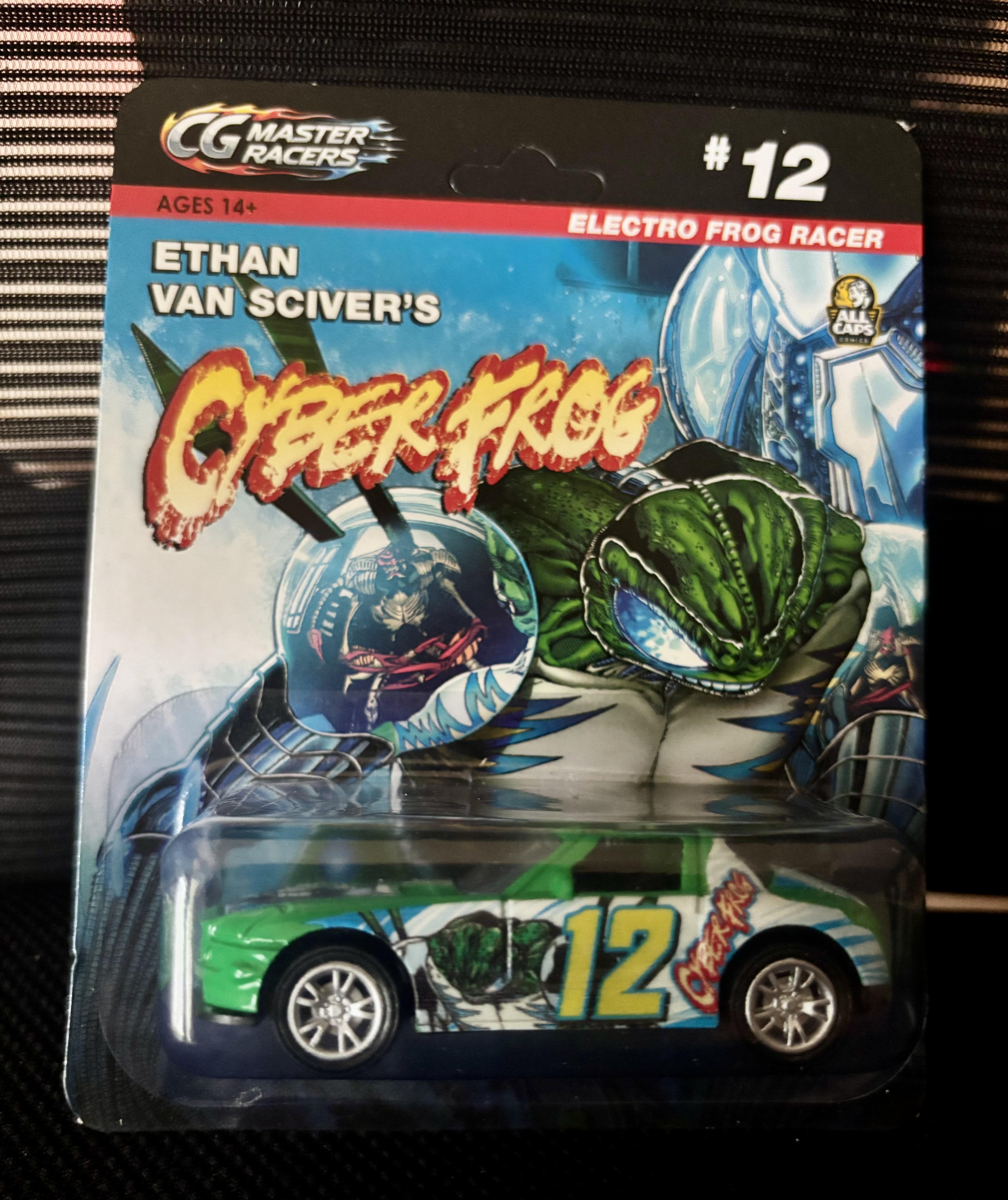 COMICSGATE MASTER RACER #12 CAR "Cyberfrog Electro Frog Racer"