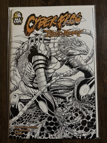 CYBERFROG BLOODHONEY BOOK "Salamandroid Line Art Variant"