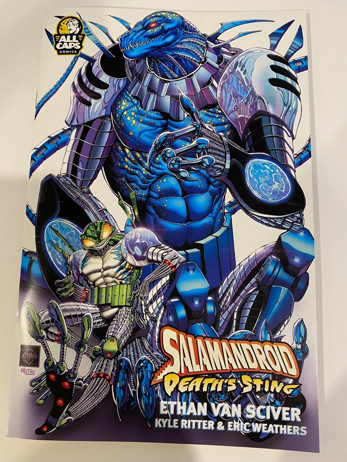 SALAMANDROID DEATH'S STING BOOK "Pals Variant"