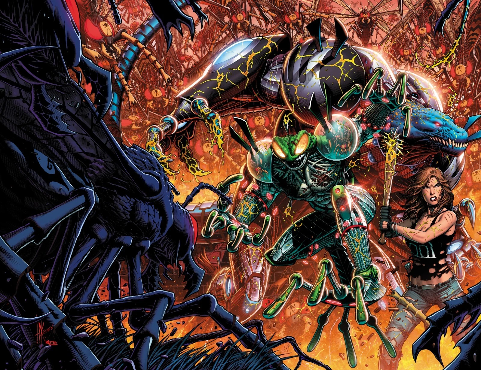 CYBERFROG POSTER "Red Extermination Variant"